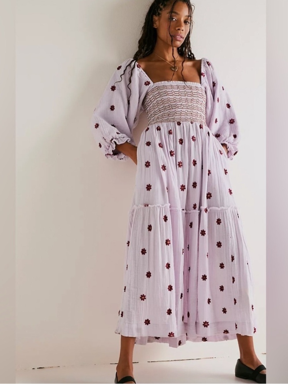 NWT Free people dahlia maxi dress
